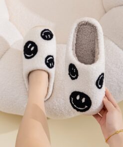 Melody Smiley Face Slippers