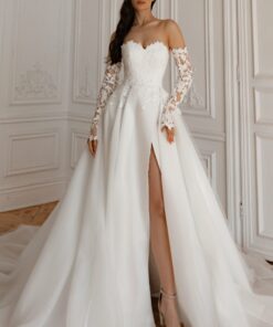 Wedding Dress Lillian with Detachable Train