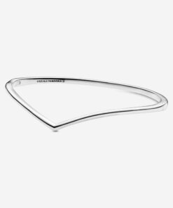 Polished Wishbone Bangle