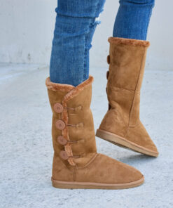 Forever Link Warm Fur Lined Flat Boots