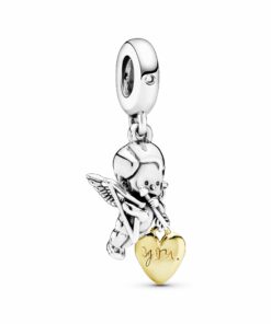 Cupid & You Heart Dangle Charm