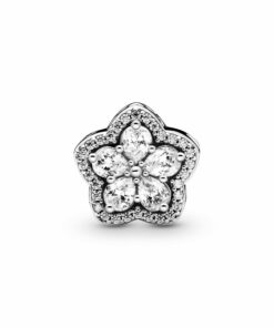 Sparkling Snowflake Pav�� Charm