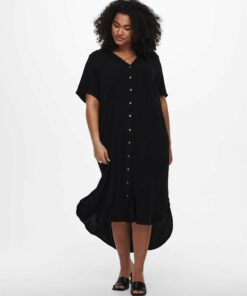 CarNEWDENZIZIA CALF SHIRT DRESS SOLID