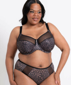 Adella Athena Aura Full Cup Side Support Bra Leopard Print