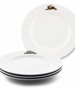 Bunny / Rabbit Melamine Lunch Plates - Set of 4