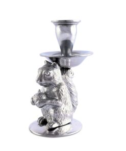 Squirrel candle holders