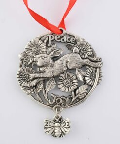 2022 "Peace" Bunny Ornament