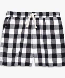 Beach short in gingham