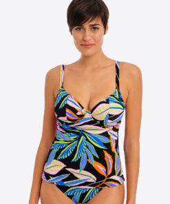 Freya Desert Disco Plunge Tankini Top Multi