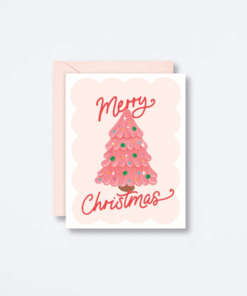 pink-christmas-tree-card