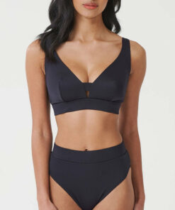 Miss Mandalay Christina Non Wired Bikini Top Black