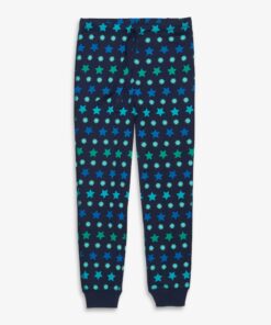 Grown-ups organic pj pant in snowflake stars (unisex fit)