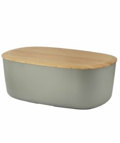 RIG-TIG Box-It Bread Bin with Bread Cutting Board / Grey