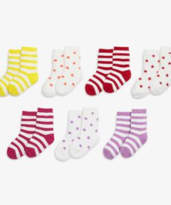 Baby sock 7-pack in star