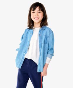 Long sleeve chambray button down