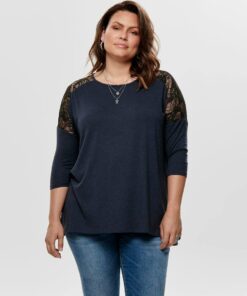 CARCARMA 3/4 LACE TOP ESS
