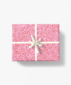 fleur-gift-wrap-coral-flat-sheet