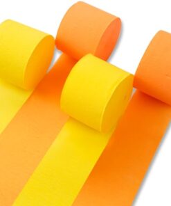 partywoo-crepe-paper-streamers-4-rolls-328ft-pack-of-crepe-paper-yellow-and-orange-streamers-party-decorations-crepe-paper-for-birthday-party-decorations-wedding-decorations-1-8-in-x-82-ft-roll