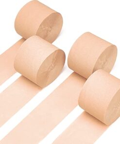 partywoo-crepe-paper-streamers-4-rolls-328ft-pack-of-pastel-pink-crepe-paper-for-party-decorations-wedding-decorations-birthday-decorations-baby-shower-decorations-1-8-inch-x-82-ft-roll