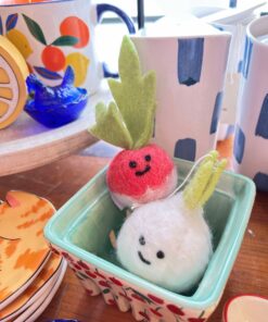 Cheerful Vegetable Felted Decoration