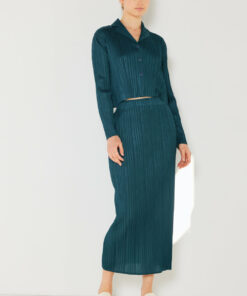 Marina West Swim Pleated Midi Pencil Skirt