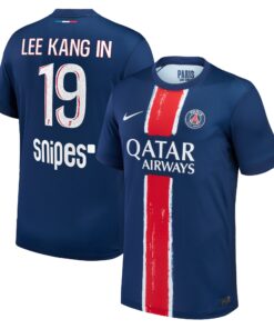 PSG Nike Home Stadium Shirt 2024-25 with Lee Kang In  19 printing