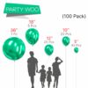 partywoo-metallic-green-balloons-100-pcs-green-metallic-balloons-different-sizes-pack-of-36-inch-18-inch-12-inch-10-inch-5-inch-chrome-green-balloons-for-balloon-arch-as-party-decorations-green-g103