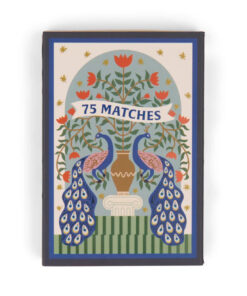 a-dopo-peacock-75ct-boxed-matches