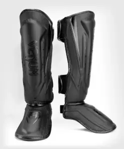 Venum Elite Evo Shin Guards - Black/Black