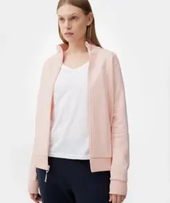Bluza dresowa rozpinana bez kaptura damska