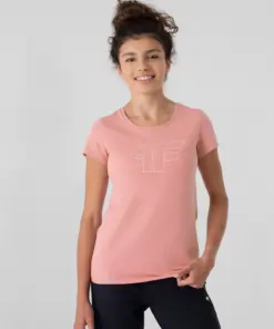 T-shirt regular z nadrukiem damski