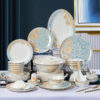 alibaba-hot-selling-good-supplier-daily-use-ancient-style-printed-flower-opal-glass-luxury-dinner-set