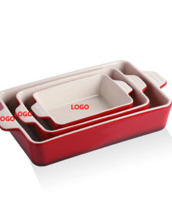 hot-sale-customization-logo-ceramic-bakeware-set-rectangular-baking-dish-lasagna-pans-for-cooking-kitchen-cake-dinner