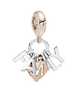 Family Letters Dangle Charm