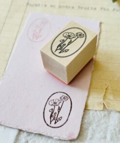 copy-of-hutte-paper-works-botanical-rubber-stamp-marigold