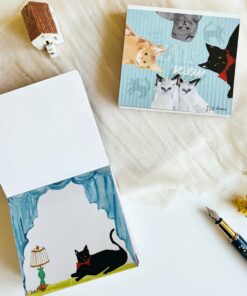 violet-claire-desk-notepad-cats-view