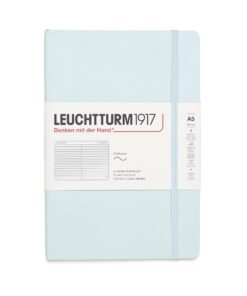 light green a5 softcover journal ruled