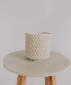 Bubbled Stoneware Planter
