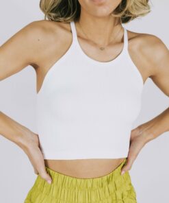 FREE PEOPLE - Cropped Run Tank