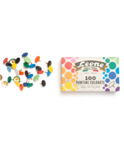 assorted color metal pins 100 count