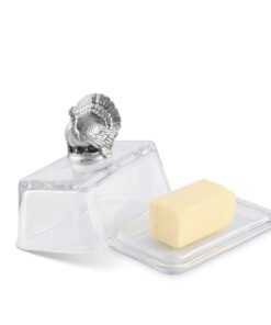 Glass Butter Dish - Turkey
