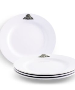 Artichoke Melamine Lunch Plates - Set of 4