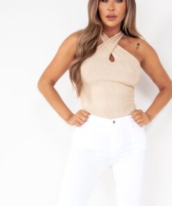 Emer Nude Textured Top