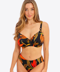 Fantasie Pichola Gathered Full Cup Bikini Top Black