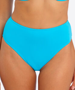 Freya Jewel Cove High Waist Bikini Brief Plain Turquoise