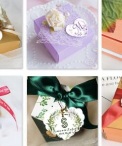 50pcs-red-blue-green-pink-white-marble-diamond-wedding-favor-boxes