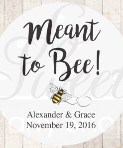 Wedding Favor Stickers Set of 24