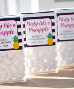 Mint Favor Labels Set of 24