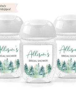 wedding favor sanitizer labels set of 30