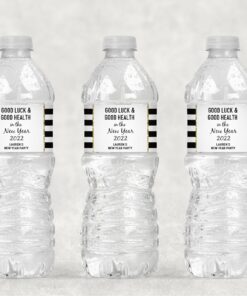 new-years-water-bottle-labels-new-years-eve-water-bottle-waterproof-labels-good-luck-good-health-gold-glitter-black-set-of-10